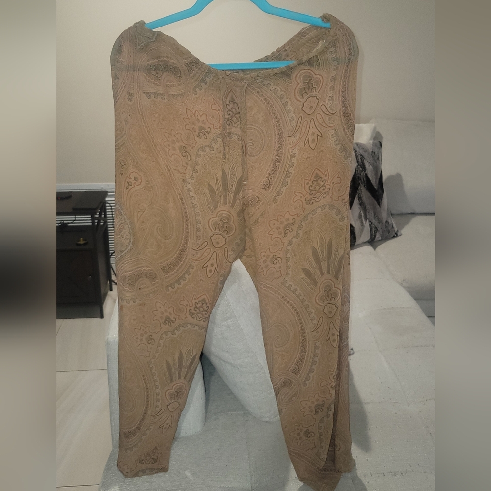 Paisley Patterned Pants From France